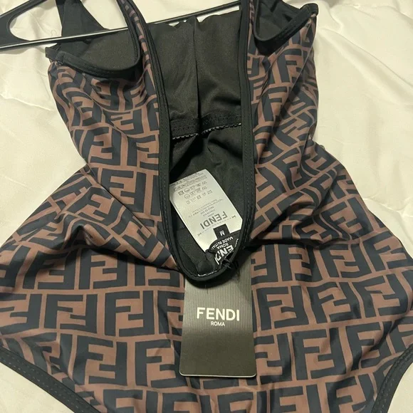 Fendi Brown Reversible Swimsuit - Picture 5 of 5